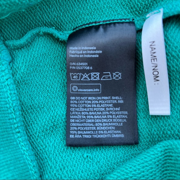 H & M Boys Size 6-8 Green Long Sleeve Dinosaur Graphic Sweater Dino Top - Picture 3 of 11